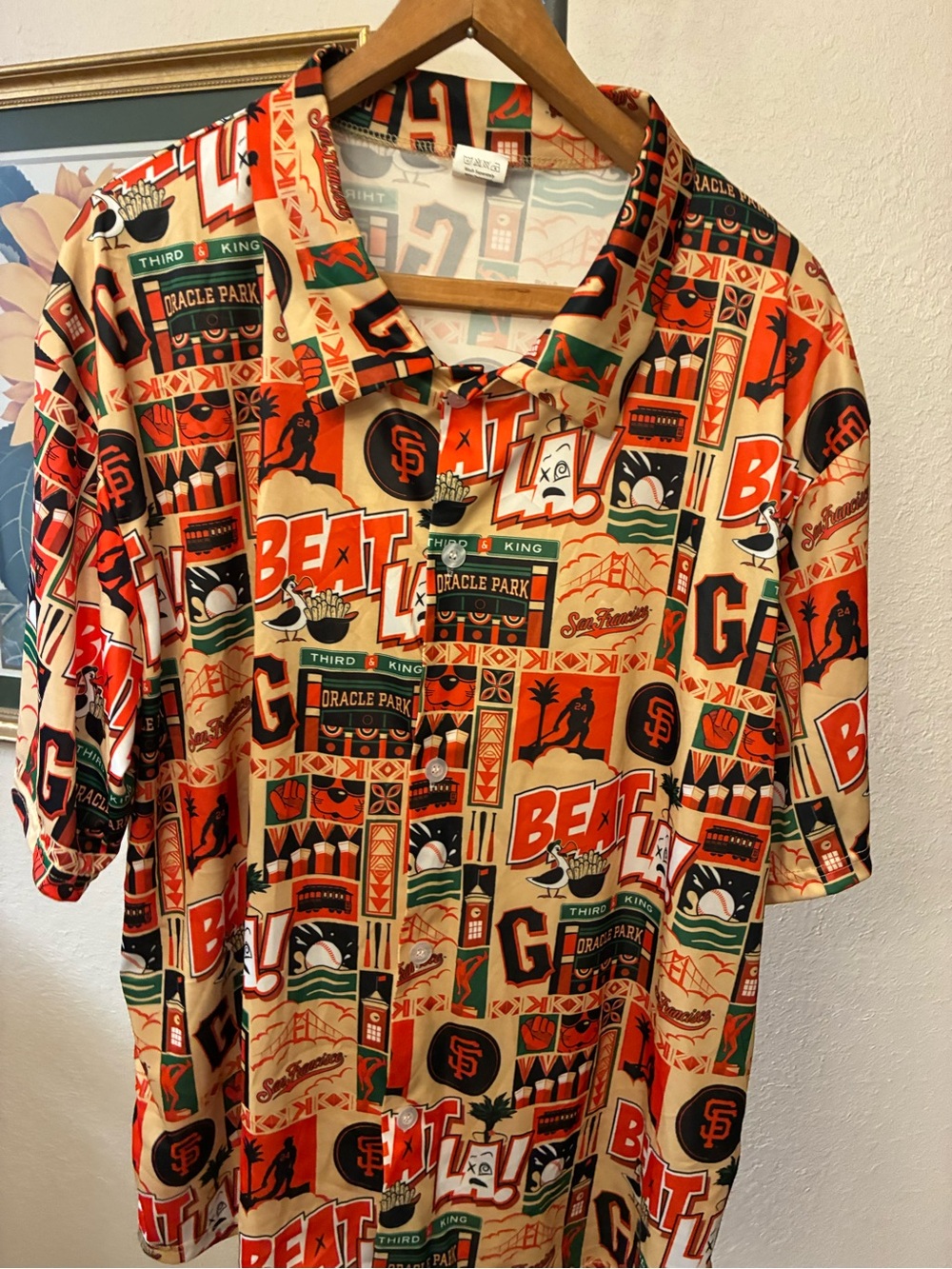San Francisco Giants Graphic Button-down Shirt